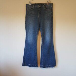 Silver Jeans Co High Note Flare Women's 14 L35 Bell Bottom High Rise W64…